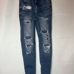 American Eagle Outfitters Distressed Denim Skinny Jeans